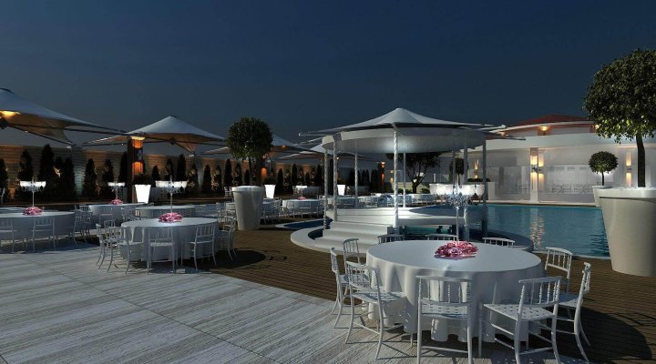 Havuzlu Düğün Alanı