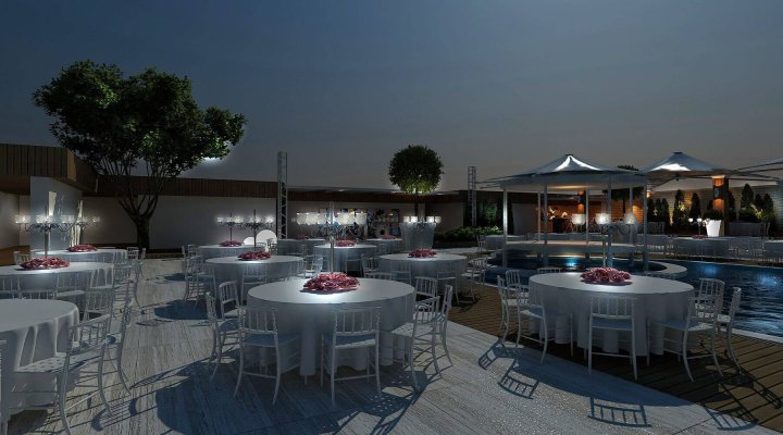 Havuzlu Düğün Alanı